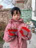 北極絨（Bejirog）兒童運動(dòng)半指手套男女童戶(hù)外騎自行車(chē)透氣單杠防滑防起繭輪滑耐磨 曬單實(shí)拍圖