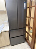 海爾（Haier）小紅花416升法式多門(mén)四開(kāi)門(mén)冰箱594mm超薄零嵌入式一級能效雙變頻風(fēng)冷無(wú)霜70cm寬家用冰箱 594mm超薄零嵌+黑金凈化+三檔變溫 曬單實(shí)拍圖