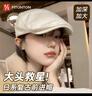 FitonTon棒球帽子女秋冬大頭圍顯臉小英倫風(fēng)復古鴨舌帽日系報童畫(huà)家前進(jìn)帽 曬單實(shí)拍圖