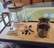 憶壺茶（YIHUTEA）泡茶壺飄逸杯過(guò)濾泡茶器家用茶壺茶水一鍵分離濾茶玻璃泡茶杯茶具 【品茶3件套】飄逸壺750ML+木圈杯*2 曬單實(shí)拍圖