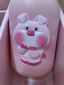 杯具熊（BEDDYBEAR）兒童保溫杯316吸管杯男女寶寶大容量便攜高顏值實(shí)用水杯送禮物 糯米立體兒童杯-小豬530ml 曬單實(shí)拍圖