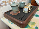 茶盤(pán)家用2025新款仿烏金石辦公室小型茶臺茶具瀝水干泡臺茶托盤(pán) 小號長(cháng)韻茶盤(pán)39x26cm 曬單實(shí)拍圖