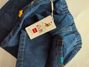 Classic Teddy精典泰迪童裝男童牛仔褲兒童褲子中大童百搭休閑長(cháng)褲 牛仔藍 140  曬單實(shí)拍圖