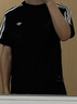 阿迪達斯（adidas）3 STRIPES T-SHIRT 日常運動(dòng)短袖圓領(lǐng)T恤 KE0919黑色 曬單實(shí)拍圖