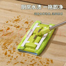 美添樂(lè )（HoMettler）夾布平板拖把38cm桿長(cháng)130cm2拖布家用夾布拖大號干濕兩用木地板拖 曬單實(shí)拍圖