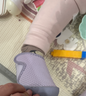 迪卡儂兒童學(xué)步鞋紫色透氣網(wǎng)眼（腳背高、腳胖請選大1-2碼）24-4737408 曬單實(shí)拍圖
