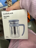 樂(lè )扣樂(lè )扣（LOCK&LOCK）玻璃泡茶杯組合杯茶水分離帶把手男女杯子 400mL藍色LLG972BLU 曬單實(shí)拍圖