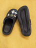 紅豆（Hodo）踩屎感洞洞鞋男士夏季外穿2026新款沙灘防滑耐磨戶(hù)外開(kāi)車(chē)涼拖男款 黑色【小男孩/性?xún)r(jià)比首選】 42-43 適合41-42 曬單實(shí)拍圖