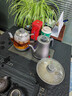 友家鋪子（Biooner）全自動(dòng)上水電熱水壺燒水壺電茶壺煮泡茶家用辦公茶臺一體茶桌嵌入式茶具套裝 1L 鈦灰色【雙加水】三合一1L 曬單實(shí)拍圖