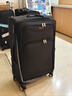 稻草人（MEXICAN）行李箱超大容量男出國搬家28寸30寸拉桿旅行箱女學(xué)生牛津布密碼箱 黑色(新款普通密碼鎖+防爆拉鏈+后設防刮條) 24寸 曬單實(shí)拍圖