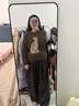 謎秀2026新品復古提花針織衫女冬季2026慵懶舒適寬松毛衣女潮 咖啡色 咖色 均碼 曬單實(shí)拍圖