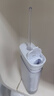 宜笑 ERSMILER沖牙器便攜式洗牙器智齒牙齒沖洗器牙縫潔牙器正畸專(zhuān)用青少年兒童學(xué)生家用電動(dòng)水牙線(xiàn)抽拉牙套可用 白色 4支噴頭 （365天只換不修） 曬單實(shí)拍圖
