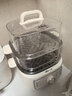小熊（Bear）電蒸鍋 家用電鍋小型2-3人用 蒸包子蒸煮一體多功能鍋 11.5L三層大容量DZG-HA0N7 曬單實(shí)拍圖