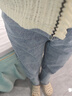 真維斯（Jeanswest）牛仔褲女2026夏季高腰闊腿褲垂感時(shí)尚寬松女士長(cháng)褲子女淺藍色M 曬單實(shí)拍圖