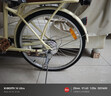 京東京造 CT500城市自行車(chē)7速鋁合金帶杯架成人學(xué)生通勤單車(chē)24英寸奶油黃 曬單實(shí)拍圖