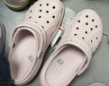 卡駱馳（CROCS）貝雅云彩女士洞洞鞋戶(hù)外休閑鞋|208186 裸粉-6PI 38 (240mm) 曬單實(shí)拍圖