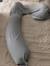 BabyWatch孕婦枕護腰側睡枕托腹U形側臥抱枕睡覺(jué)用品女神枕PLUS-淺灰 曬單實(shí)拍圖