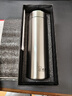 希諾（heenoor）保溫杯316L不銹鋼水杯男高檔商務(wù)車(chē)載泡茶杯子X(jué)N-9606本色 480mL 曬單實(shí)拍圖
