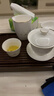 茶沿茶具套裝泡茶器全套功夫蓋碗套裝羊脂玉陶瓷喬遷禮物送禮 曬單實(shí)拍圖