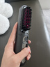 HYUNDAI無(wú)線(xiàn)直發(fā)梳生日禮物便攜負離子護發(fā)速熱直卷兩用男女神蓬松拉直內扣高顱頂直發(fā)器造型梳子懶人神器 奢華黑【超長(cháng)續航+4檔恒溫+負離子護發(fā)】 曬單實(shí)拍圖