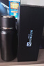 KOKUUN日本品牌保溫杯男款大容量316不銹鋼底2025新款便攜燜泡茶水分離 黑色顯溫款 800ml 曬單實(shí)拍圖