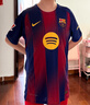 UOSU25-26賽季巴薩球衣主場(chǎng)球員版足球服19號亞馬爾9號萊萬(wàn)球迷版短袖 上衣+褲子[8#佩德里]+西甲臂章 XL[球員版修身]帶暗紋 曬單實(shí)拍圖
