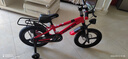 永久（FOREVER）兒童自行車(chē)3-6-10-12歲兒童單車(chē)男孩童車(chē)女童自行車(chē) 中國紅 一體輪 后座版 16寸【適合身高105-135】 曬單實(shí)拍圖