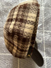 啄木鳥(niǎo)（TUCANO）帽子女小香風(fēng)毛呢質(zhì)感格子紋鴨舌八角帽英倫風(fēng)貝雷畫(huà)家帽春秋帽子 棕帽檐淺棕 均碼 (55-59cm) 曬單實(shí)拍圖
