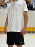 安踏（ANTA）速干運動(dòng)套裝男2026夏季薄款男士高端冰絲短袖短褲休閑透氣上衣 純凈白（冰絲速干-斜插口袋） L/175 （適合120-140斤） 曬單實(shí)拍圖