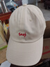 佰思騰帽子男女通用戶(hù)外遮陽(yáng)帽棒球帽釣魚(yú)新情侶春秋鴨舌帽字母刺繡韓版百搭個(gè)性潮夏季時(shí)尚男士帽子 米色小標 可調節（56-60cm) 曬單實(shí)拍圖