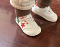 泰蘭尼斯童鞋春季男寶寶步前鞋軟底防滑女童嬰兒學(xué)步爬站鞋 白/紅/綠 21碼 曬單實(shí)拍圖