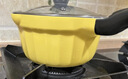 北鼎（Buydeem）奶鍋湯鍋寶寶輔食鍋小煮鍋0氟陶瓷油月瓷不粘奶鍋18cm小鵝黃 曬單實(shí)拍圖