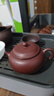 紫來(lái)順宜興原礦紫泥一人用小茶壺高端貢珠壺手工小容量紫砂壺功夫泡茶壺 貢珠壺（單壺） 130ml 曬單實(shí)拍圖