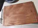 雙槍3cm加厚整木烏檀木實(shí)木切菜板砧板案板面板刀板防霉42*30*3cm 曬單實(shí)拍圖