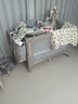 FORSUNNY嬰兒床多功能可折疊可移動(dòng)拼接床0-3歲新生兒寶寶搖搖床升降調節 秋錦 嬰兒床帶床墊尿布臺蚊帳可變搖籃搖床 嬰兒用品滿(mǎn)月禮物活動(dòng)曬圖送護脊椰棕床墊 曬單實(shí)拍圖