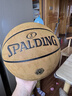 斯伯?。⊿PALDING）籃球飛行員06十字型防塵吸濕皮料室內外通用7號成人青少年77-739Y 曬單實(shí)拍圖