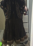 三吉黑花【精英衣櫥】【甜筒】新中式雪尼爾壓褶冬季半身裙絕美巨好看長(cháng)裙 棕咖 S 曬單實(shí)拍圖