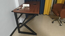 蔓斯菲爾（MSFE）實(shí)木電腦桌書(shū)桌 家用客廳臥室桌子帶插座臥室臺式辦公學(xué)習電競桌 曬單實(shí)拍圖