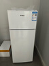 HYUNDAI（韓國現代）小冰箱迷你小型家用冷藏冷凍宿舍出租房辦公室雙開(kāi)門(mén)二門(mén)電冰箱節能省電 100L白【一級能效+租房必備】 曬單實(shí)拍圖