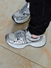 回力官方男鞋春夏老爹鞋女情侶款增高休閑鞋潮流運動(dòng)鞋子男 銀灰 39 曬單實(shí)拍圖