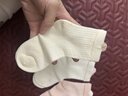 貝因美（Beingmate）A類(lèi)純棉嬰兒襪子新生兒棉襪春夏網(wǎng)眼襪不勒寶寶襪透氣無(wú)骨中筒襪 曬單實(shí)拍圖