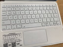 ZHISIHUI適用華為平板matepad11.5/11.5s/Air11.5藍牙鍵盤(pán)鼠標套裝 磁吸分離保護殼 智能觸控背光鍵盤(pán) 白色 曬單實(shí)拍圖