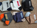 浪莎襪子男四季100%純棉男士襪子吸汗透氣抗菌中筒棉襪防臭抗起球男襪 【抗菌防臭 禮盒裝】 混色 6雙 曬單實(shí)拍圖