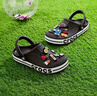 卡駱馳（CROCS）洞洞鞋貝雅卡駱班輕便耐磨一腳蹬休閑鞋|205089 黑色/白色-066 43 (270mm) 曬單實(shí)拍圖
