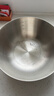 MUJI不銹鋼 盆/XL 加大洗菜盆瀝水和面盆揉面盆沙拉拌菜調料盆淘米盆 曬單實(shí)拍圖