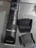 奧克斯（AUX）電動(dòng)理發(fā)器剃頭推子自理發(fā)器電推子家用電推剪全身水洗男士?jì)和戆l(fā)工具全套 騎士黑【智能電顯+3檔調速】贈大禮包+雙剪刀 曬單實(shí)拍圖