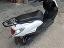 五羊-本田電動(dòng)摩托車(chē) e-SCR長(cháng)續航踏板電動(dòng)車(chē)1200W高速鉛酸鼓剎72V20Ah外賣(mài)上班代步電摩電瓶車(chē)塔夫綢白 曬單實(shí)拍圖