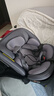 兩只兔子兒童安全座椅嬰兒安全座椅兒童座椅汽車(chē)語(yǔ)音通風(fēng)加熱 求知2極空黑 曬單實(shí)拍圖