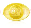 中國黃金（CHINA GOLD）AU9999新款4-9招財進(jìn)寶金元寶 20g 曬單實(shí)拍圖