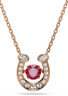 施華洛世奇（SWAROVSKI）SYMBOLICA新品施家“紅”運馬蹄項鏈【38女神節限定禮盒】 曬單實(shí)拍圖